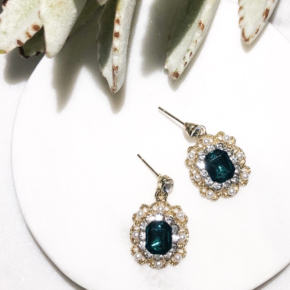 HOT TREND🔥Retro Style Rhinestones Drop Earrings
